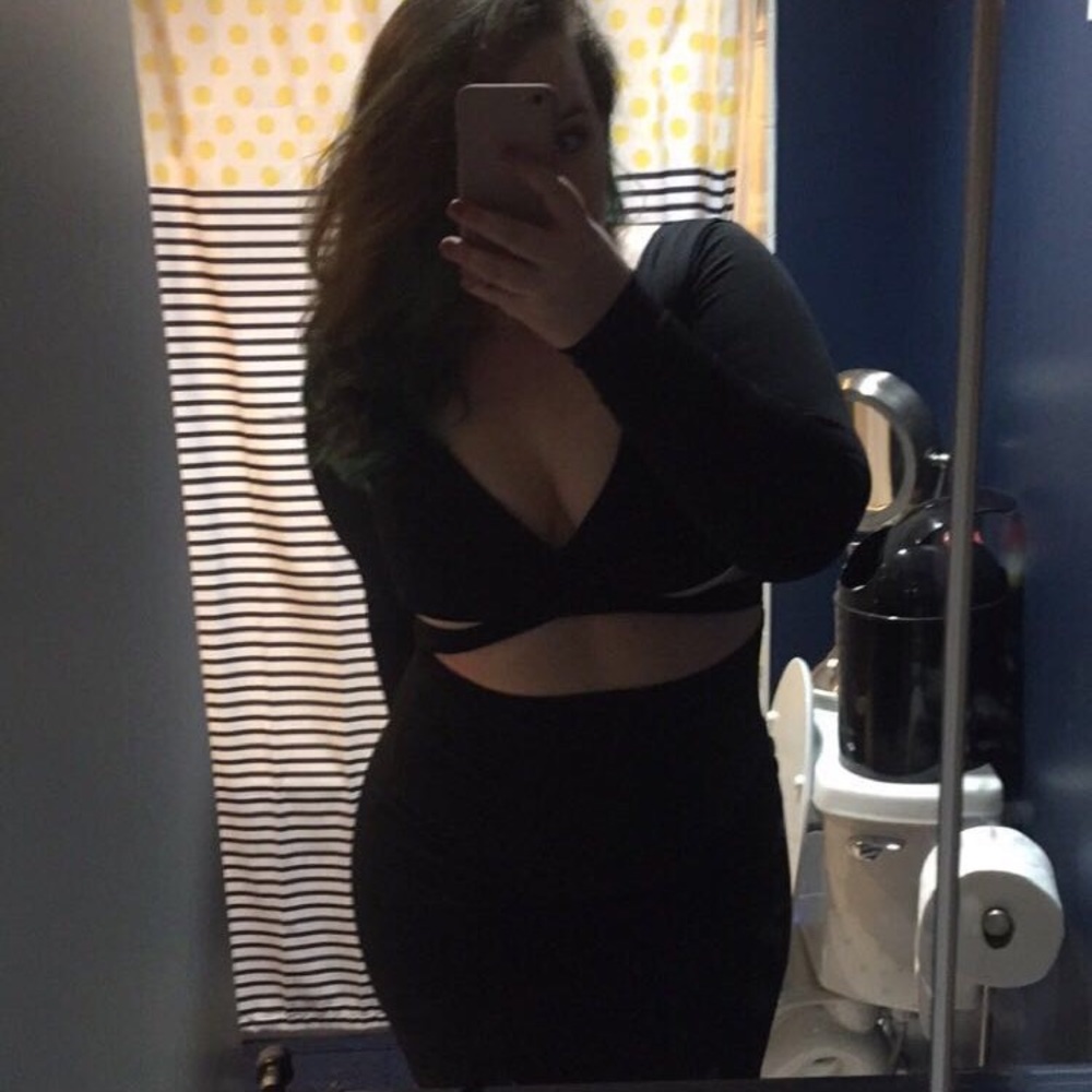 Black Cutout Dress